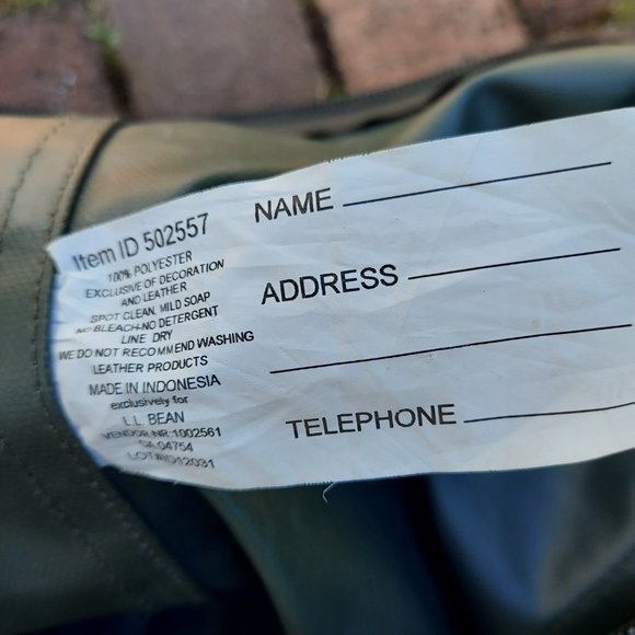 LL Bean Camo Adventure Large Duffle Bag Hunting Weekender Vacation Getaway Tote - Picture 14 of 14